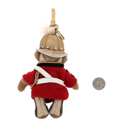 Burberry Thomas Bear Regimental Keychain Charm Camel 2 of 3