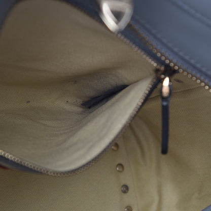 Valentino Garavani Vitello Rockstud Double Handle Tote Grey 7 of 10