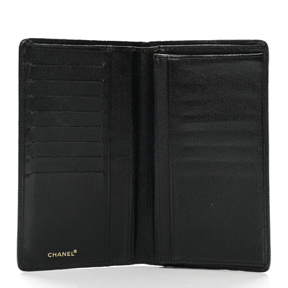 Chanel Goatskin Yen Wallet Black 5 of 11