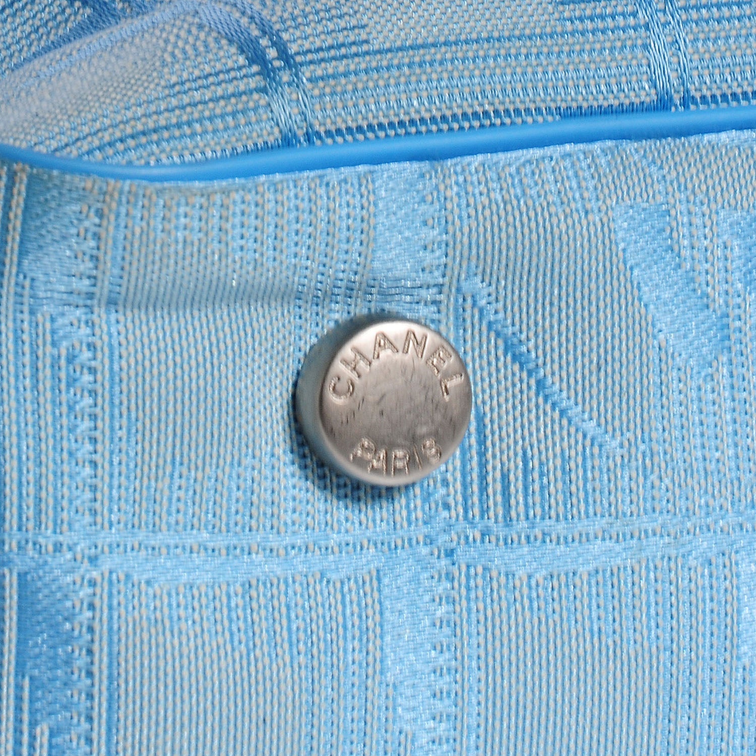 Chanel Nylon Travel Tote Blue 5 of 8