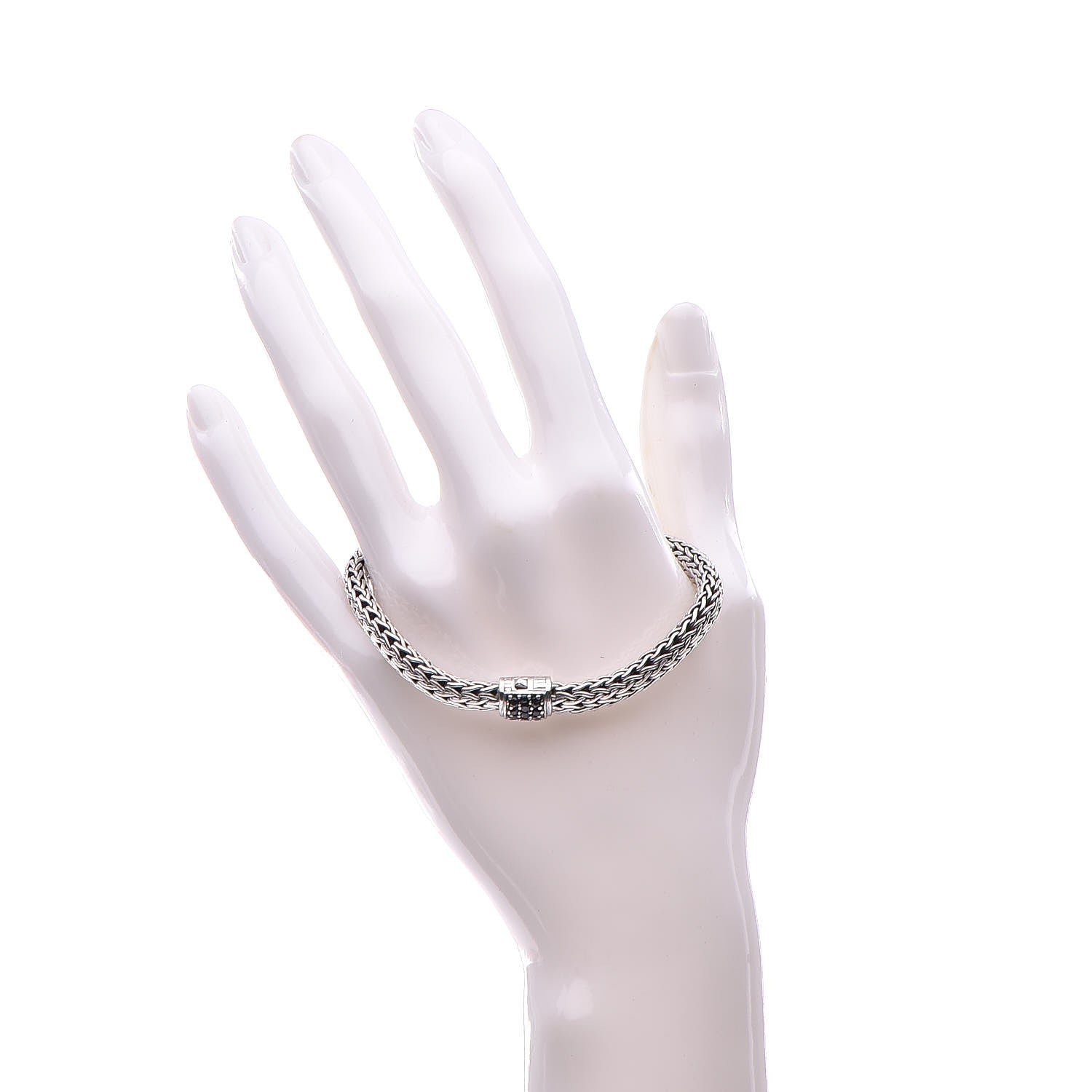 John Hardy Sterling Silver Blue Sapphire 6.5mm Classic Chain Bracelet 2 of 6