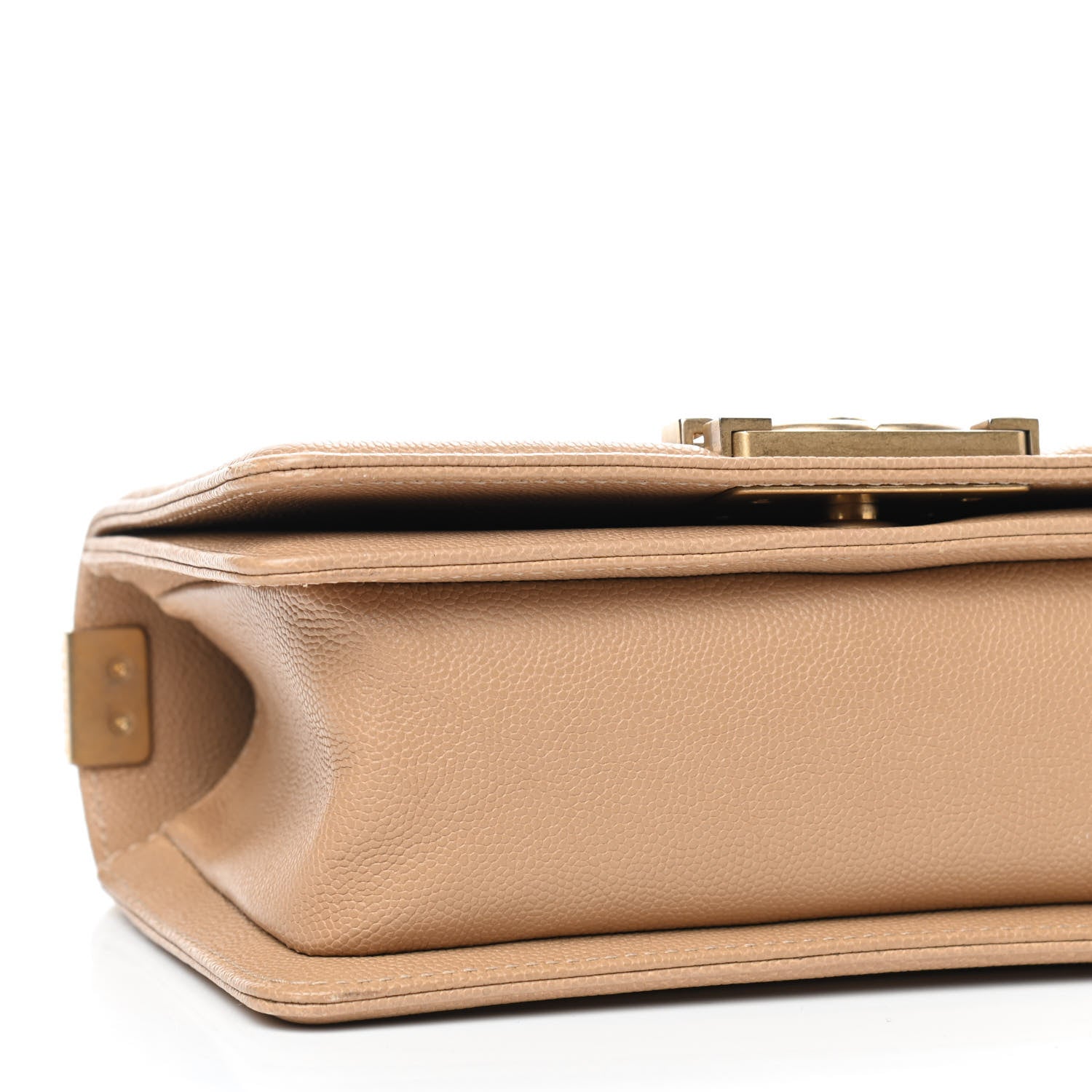 Chanel Caviar Quilted Small Boy Flap Beige 6 of 13