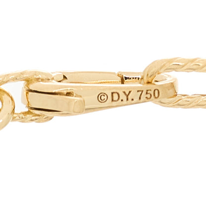 David Yurman 18K Yellow Gold Madison 4mm Classic Chain Bracelet 3 of 3