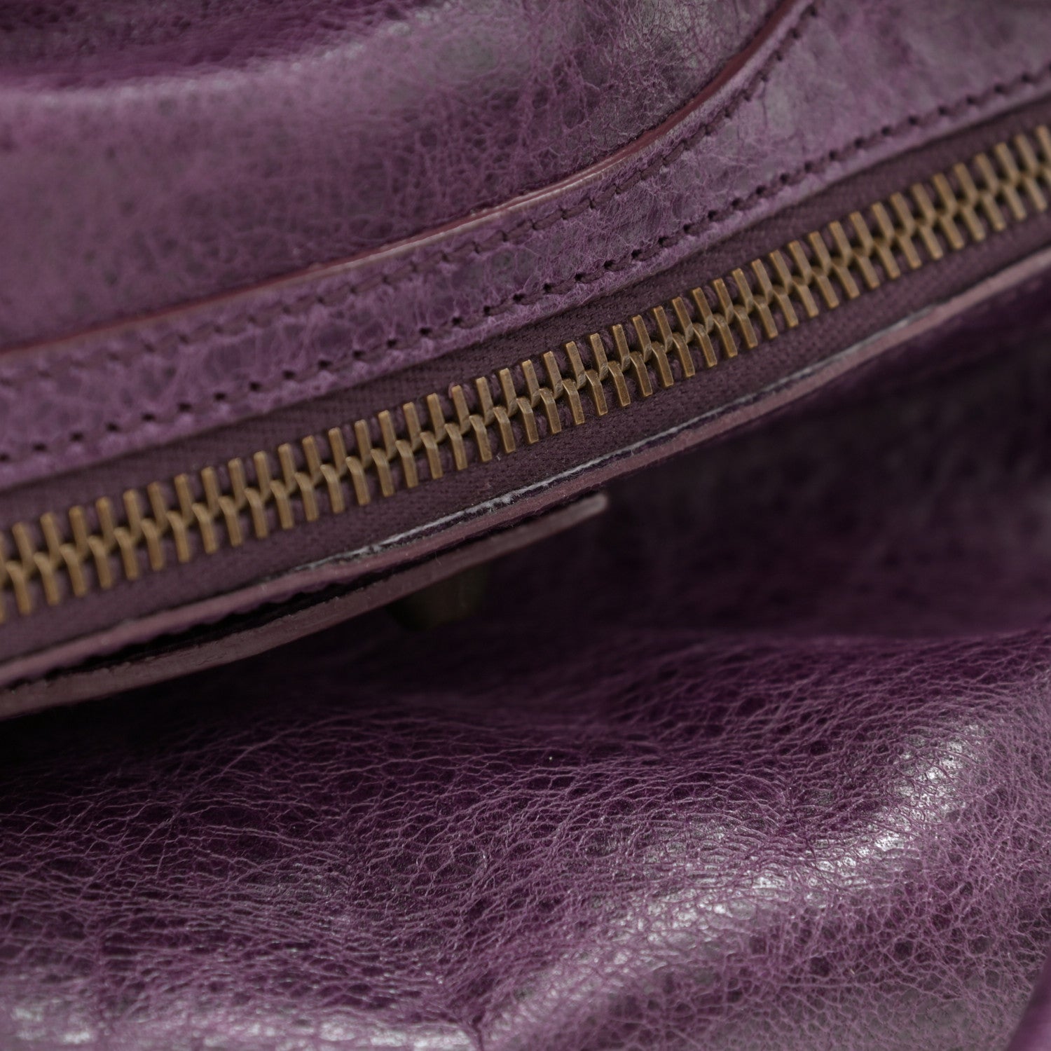 Balenciaga Agneau Classic Hardware City Raisin 9 of 12