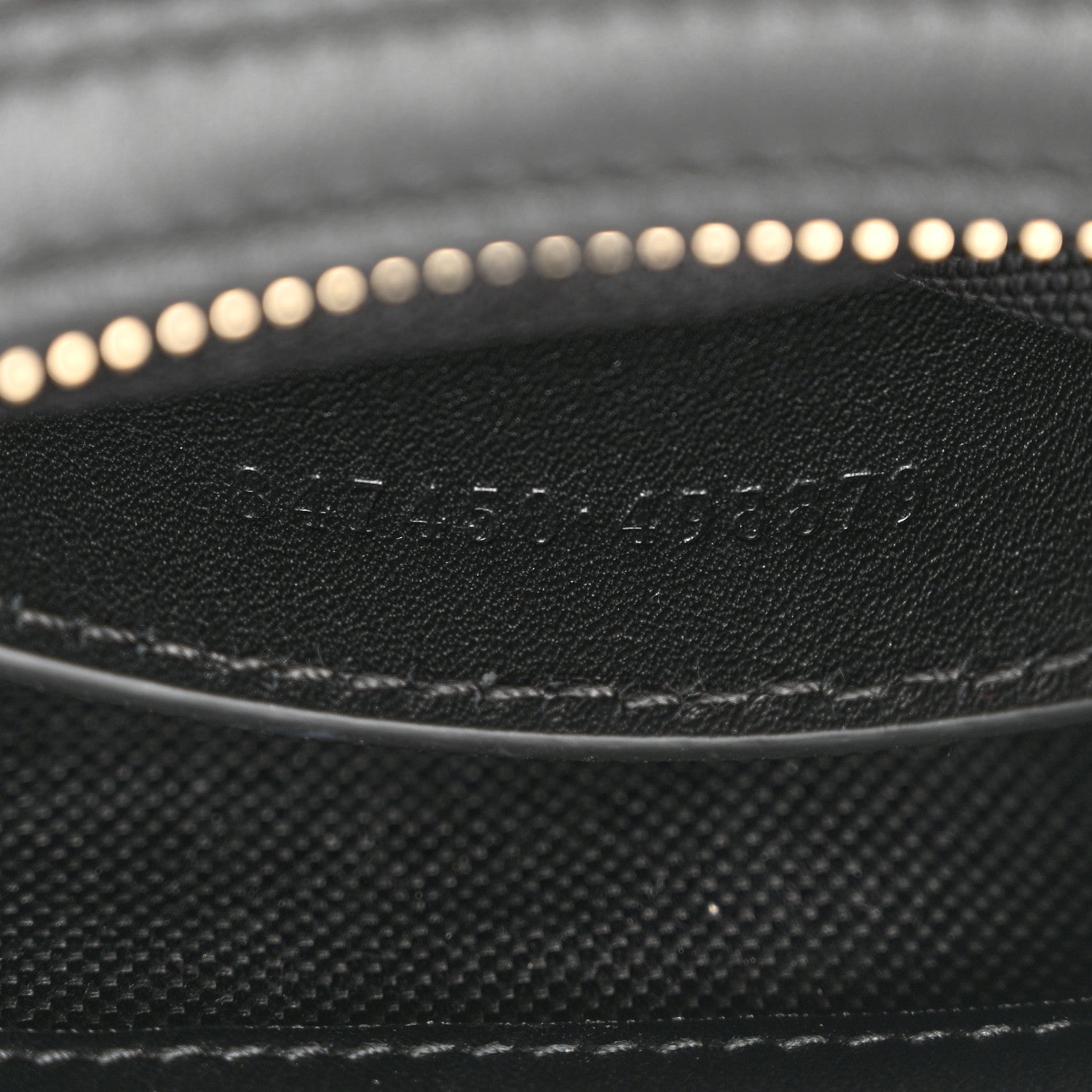 Gucci GG Calfskin Embossed Emblem Small Shoulder Bag Black 7 of 11