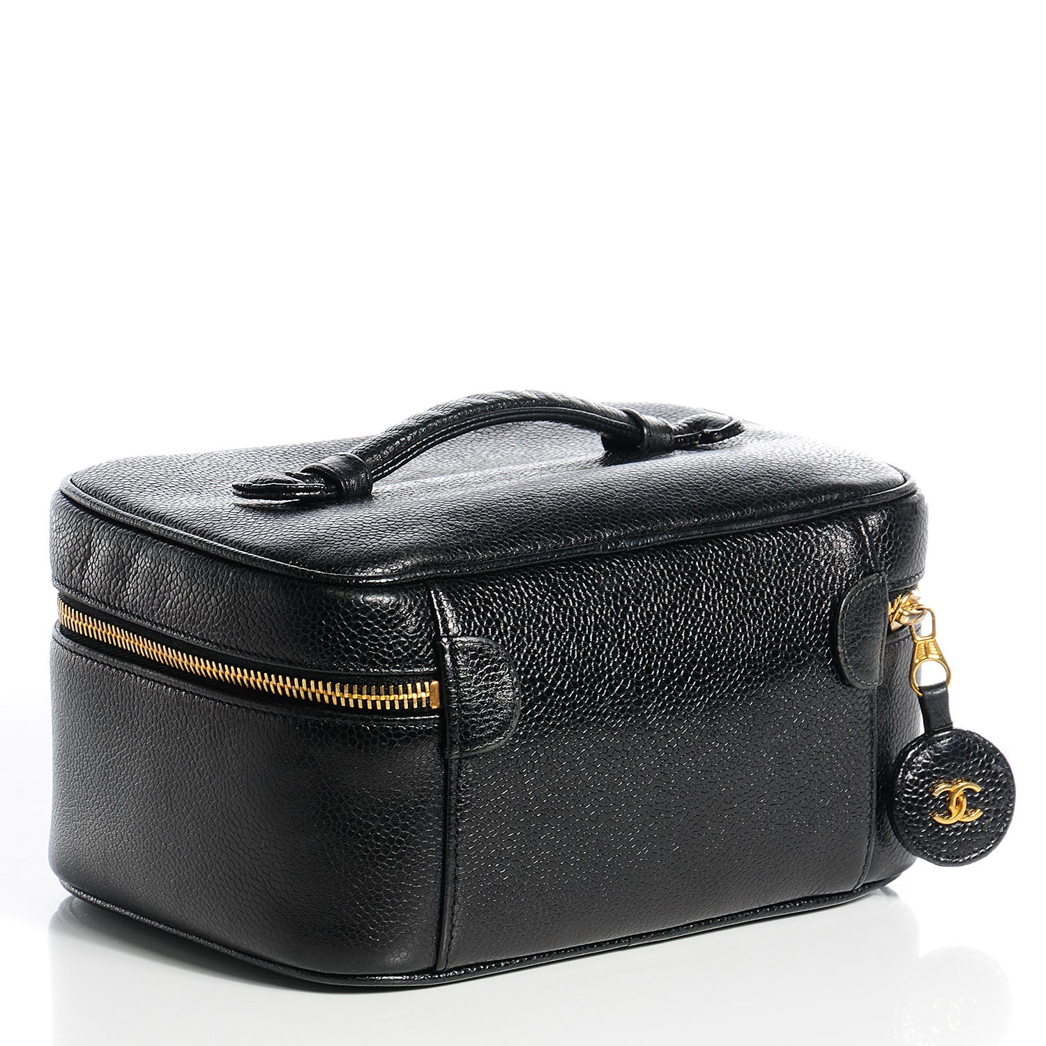Chanel Caviar Vanity Cosmetic Case Black 3 of 8