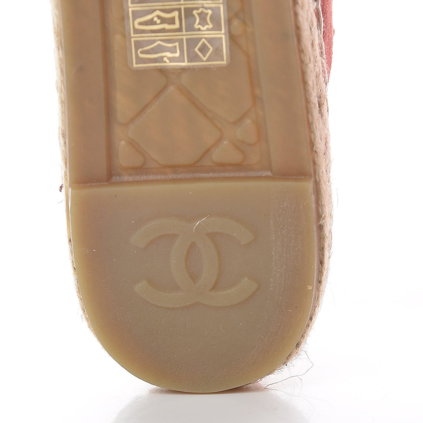Suede Pearl CC Espadrilles 39 Pink