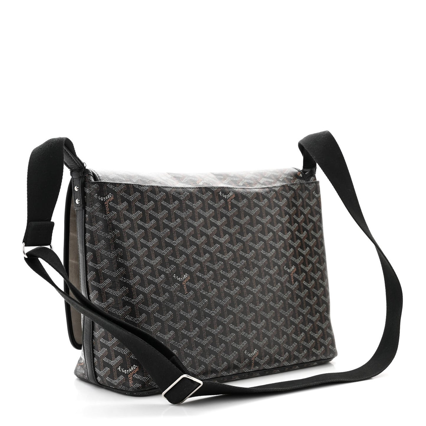 Goyardine Capetien Messenger Bag Black