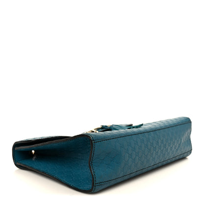 Gucci Soft Microguccissima Medium Emily Chain Shoulder Bag Deep Cobalt 4 of 11