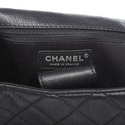 Chanel Calfskin Quilted Couture Messenger Black 6 of 11