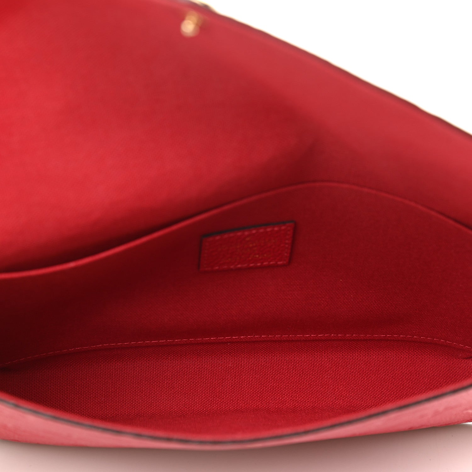 Louis Vuitton Empreinte Pochette Felicie Chain Wallet Scarlet 8 of 10