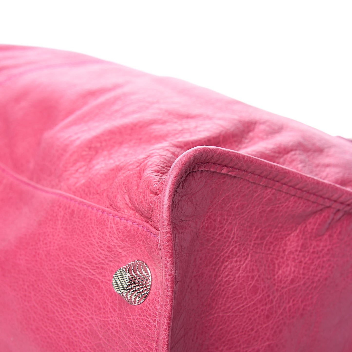 Agneau Giant 21 Silver Hardware Weekender Cyclamen Fucsia