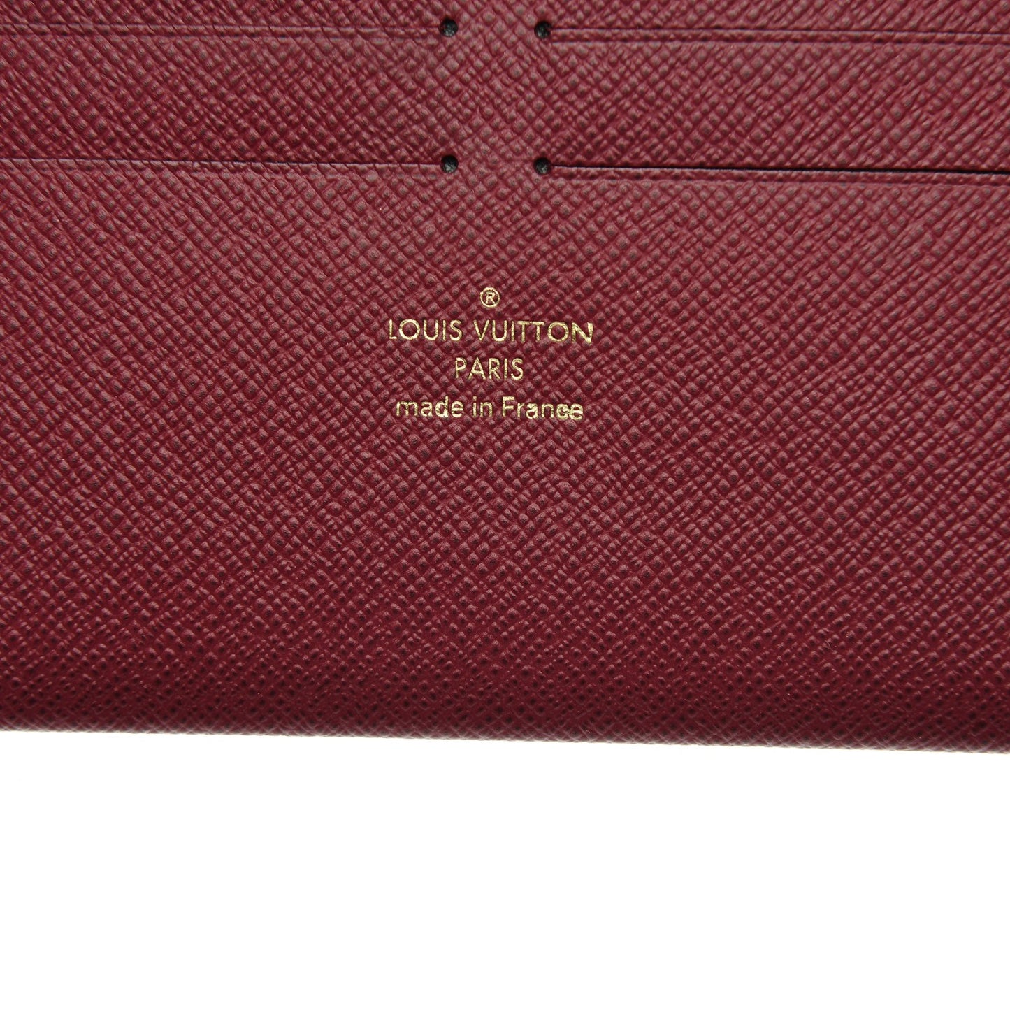 Calfskin Felicie Card Holder Insert Fuchsia