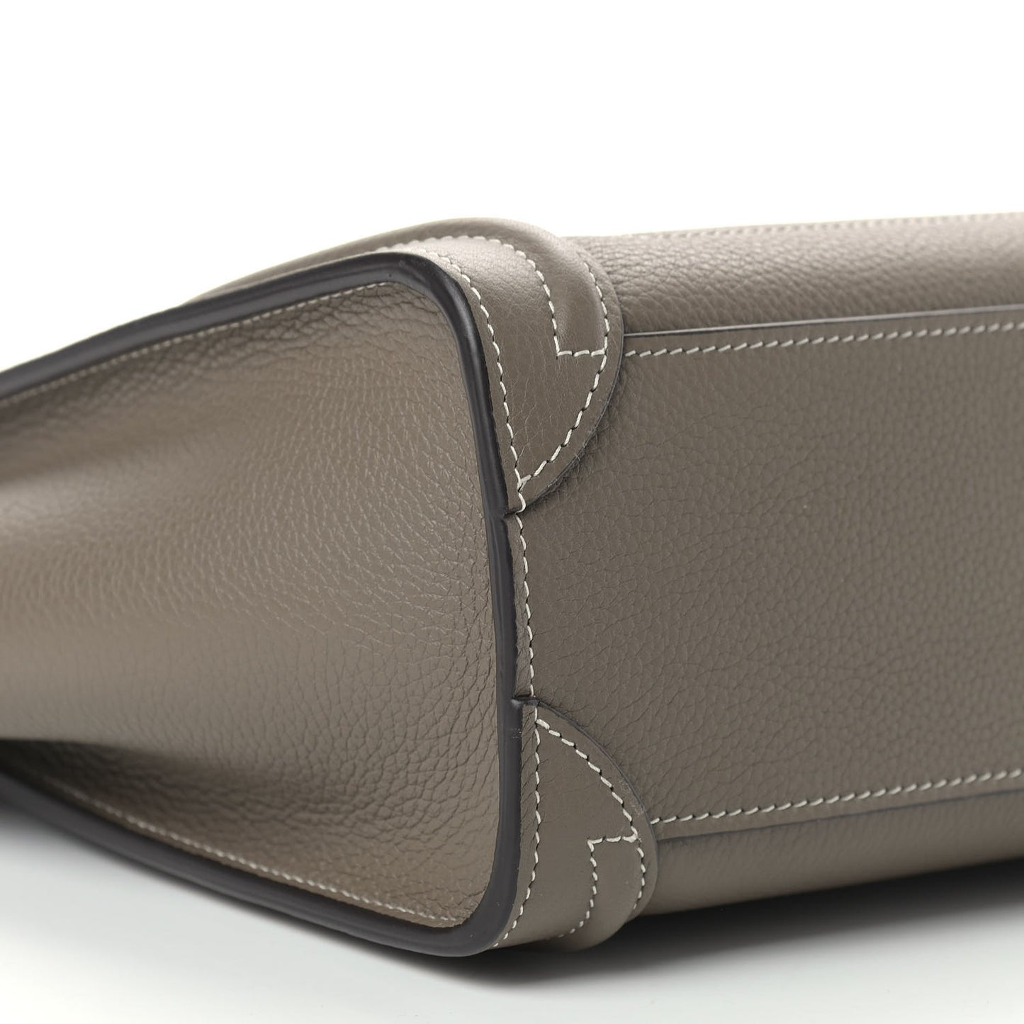 Drummed Calfskin Nano Luggage Souris