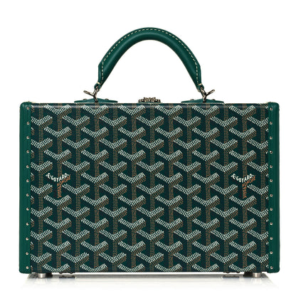 Goyard Goyardine Grand Hotel Trunk Bag Green 1 of 15