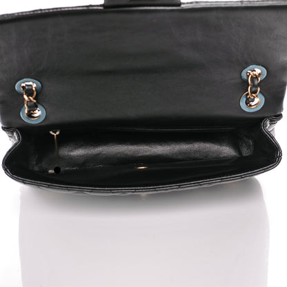 Chanel Aged Calfskin Quilted Medium Medallion Flap Black 5 of 9