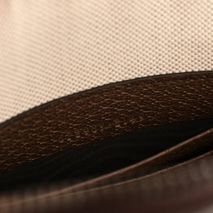 Gucci GG Supreme Monogram Web Ophidia Wristlet Pouch Brown 7 of 10