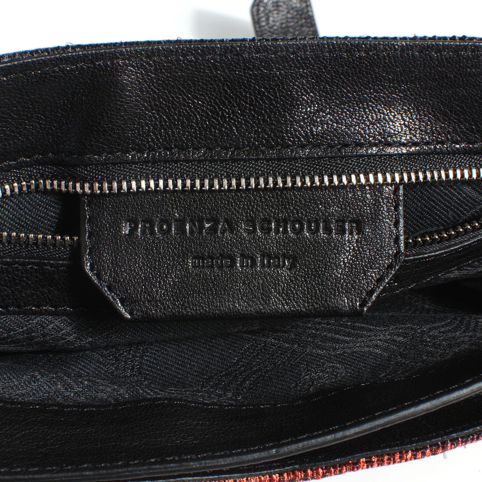Proenza Schouler Blanket Print PS1 Pouch Clutch 6 of 10