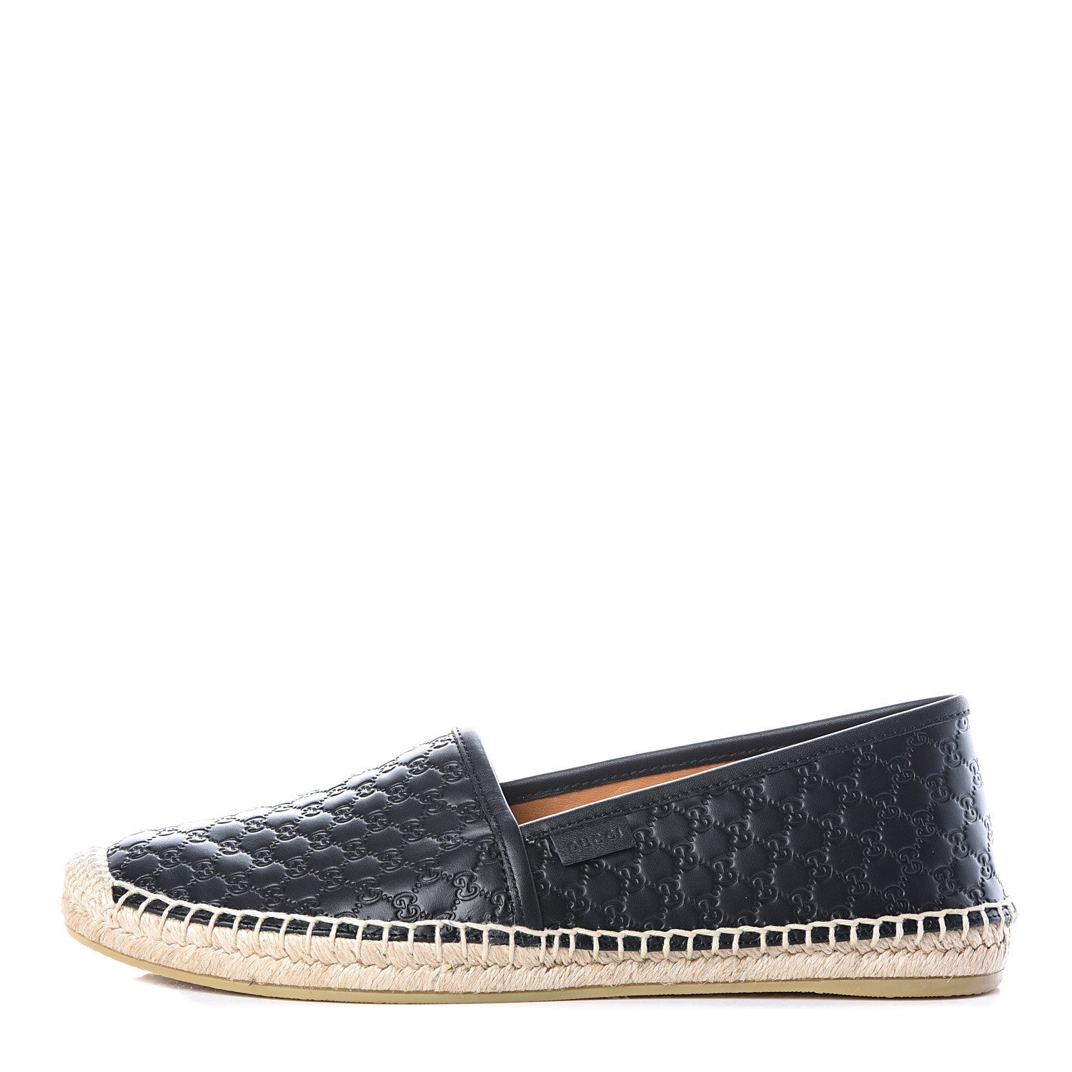 Gucci Microguccissima Signature Espadrilles 38.5 Black 1 of 11