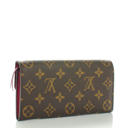 Louis Vuitton Monogram Emilie Wallet Fuchsia 3 of 7