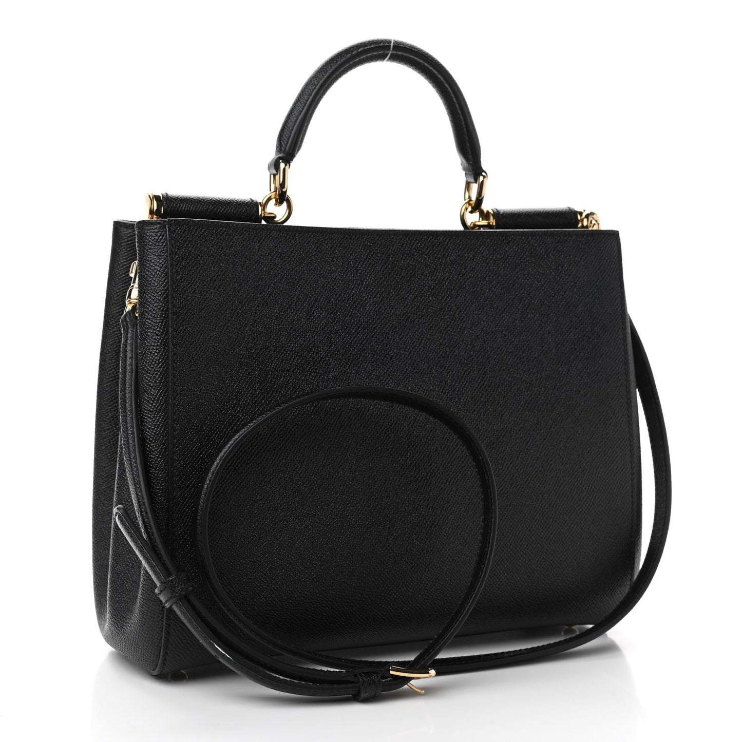 Dauphine Miss Sicily Shopper Tote Black