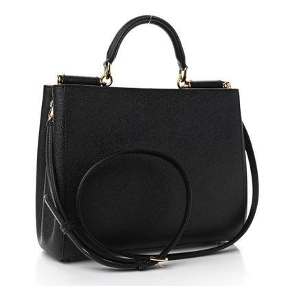 Dolce & Gabbana Dauphine Miss Sicily Shopper Tote Black 3 of 9