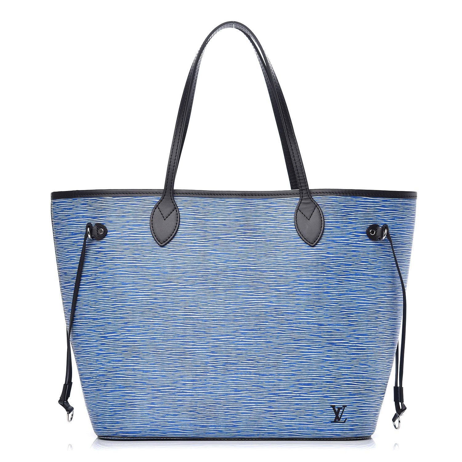 Louis Vuitton Epi Neverfull MM Denim Light 3 of 9