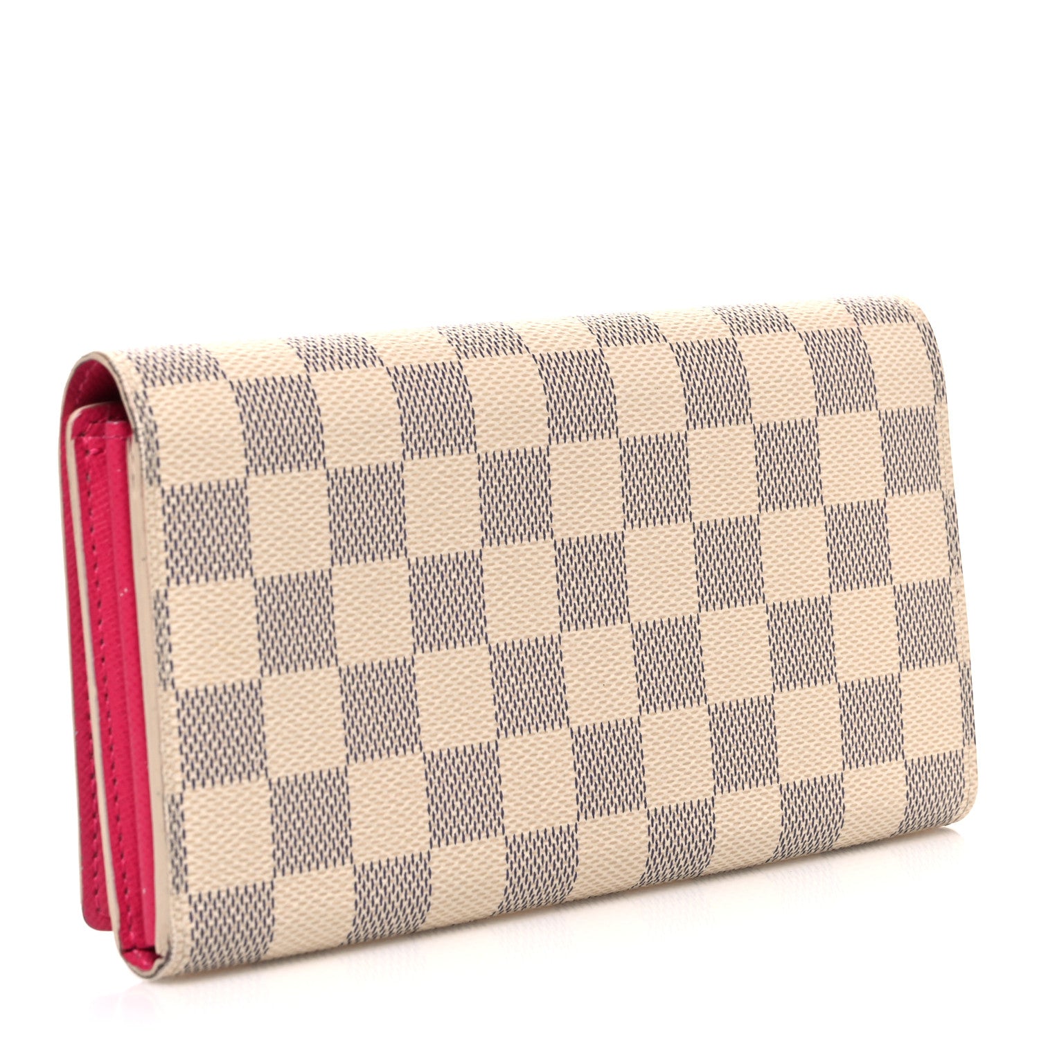 Louis Vuitton Damier Azur 2021 Christmas Animation Hollywood Sarah Wallet Fuchsia 3 of 6