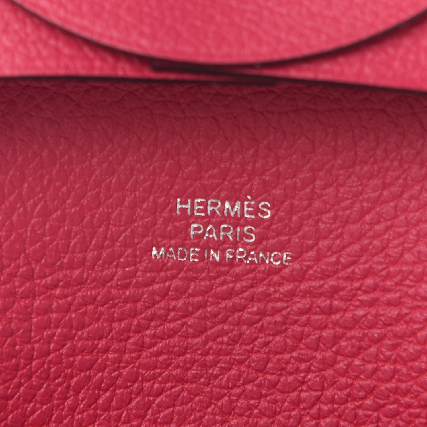 Hermes Evercolor Bastia Coin Purse Framboise 6 of 6
