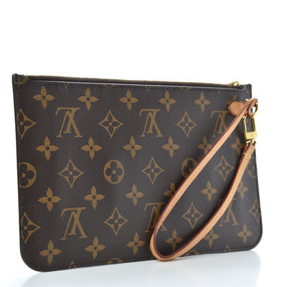 Louis Vuitton Monogram Neverfull MM GM Pochette 3 of 9