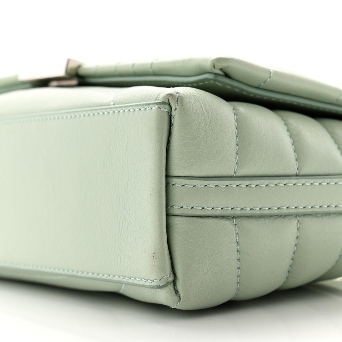 Calfskin Quilted Small 4G Shoulder Bag Light Green