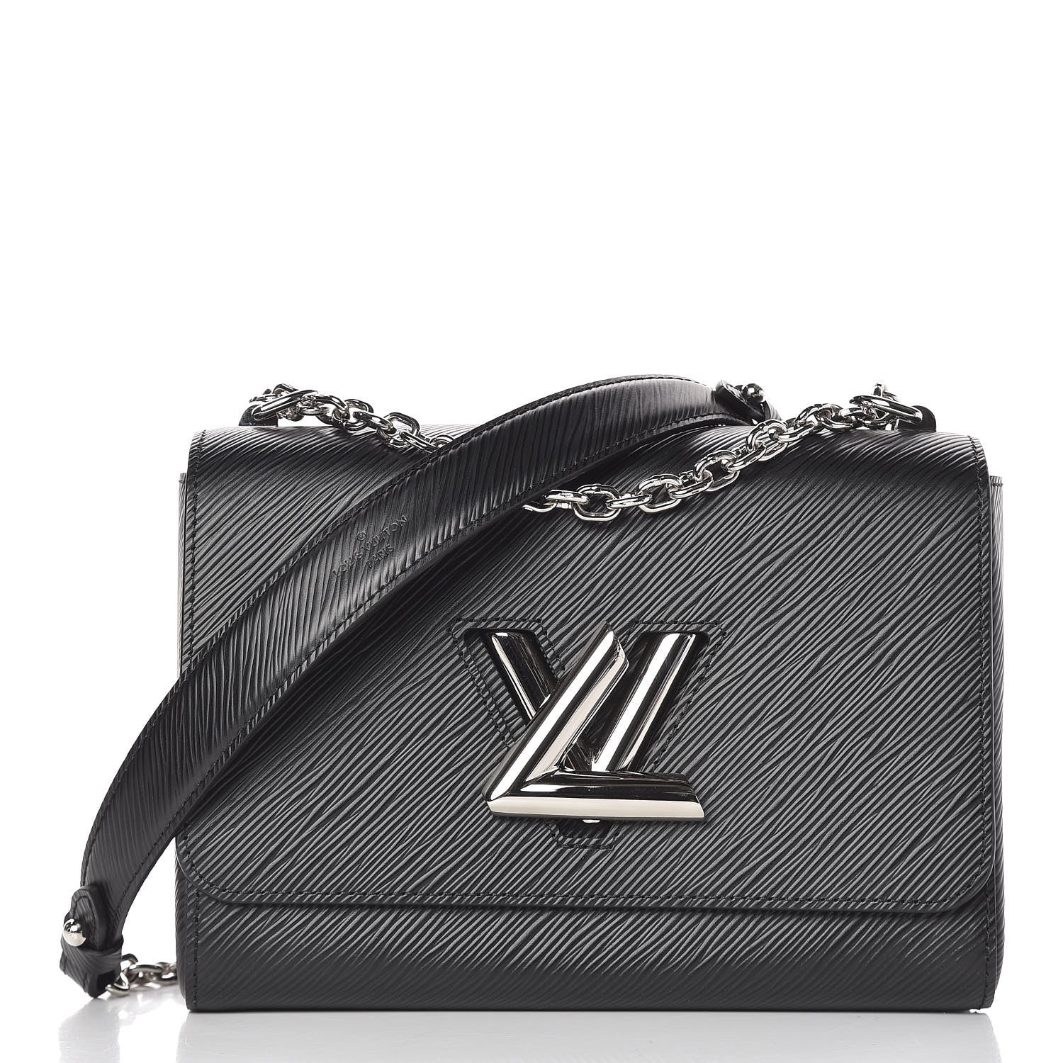 Louis Vuitton Epi Twist Shoulder Bag MM Black 3 of 10