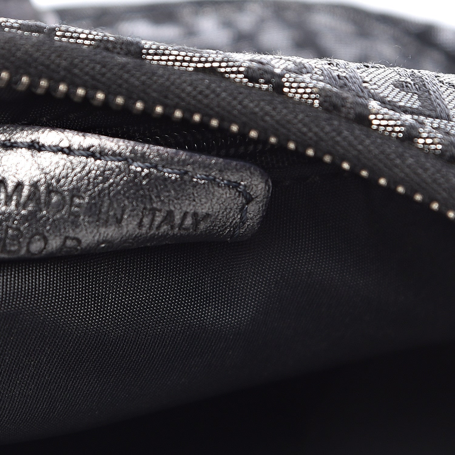 Christian Dior Monogram Street Chic Hobo Silver Black 7 of 15