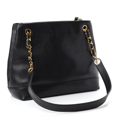 Chanel Caviar CC Shoulder Bag Black 3 of 11