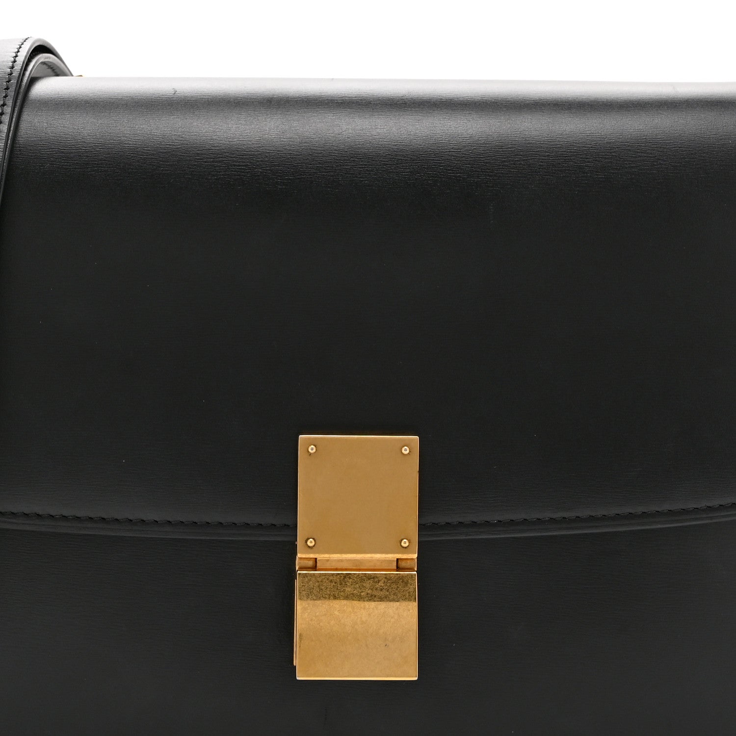 Celine Box Calfskin Medium Classic Box Flap Bag Black 11 of 13