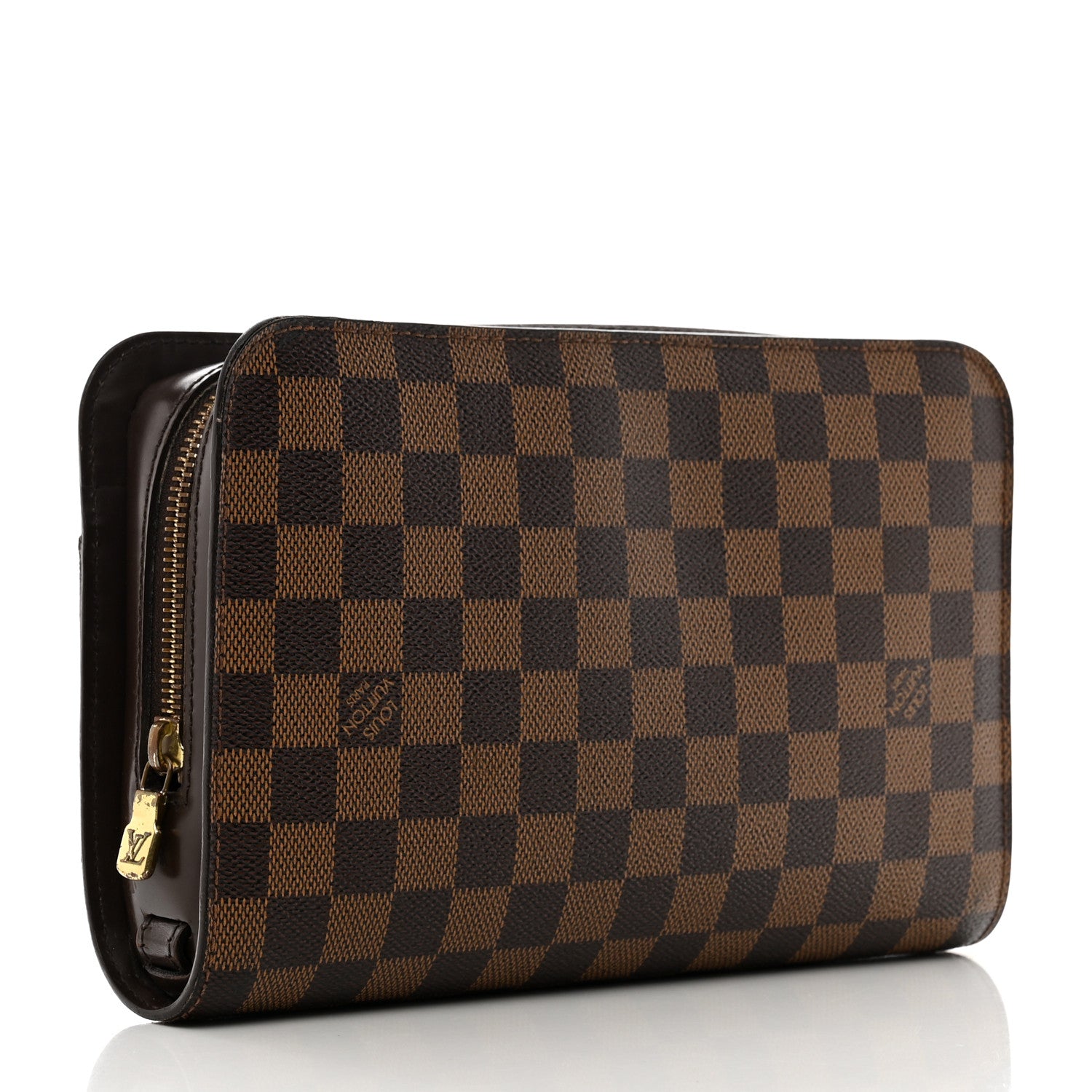 Louis Vuitton Damier Ebene Pochette Saint Louis Clutch 3 of 9