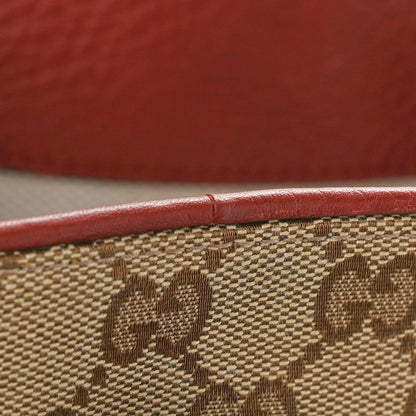 Gucci Monogram Web Medium Dressage Tote Red 11 of 11