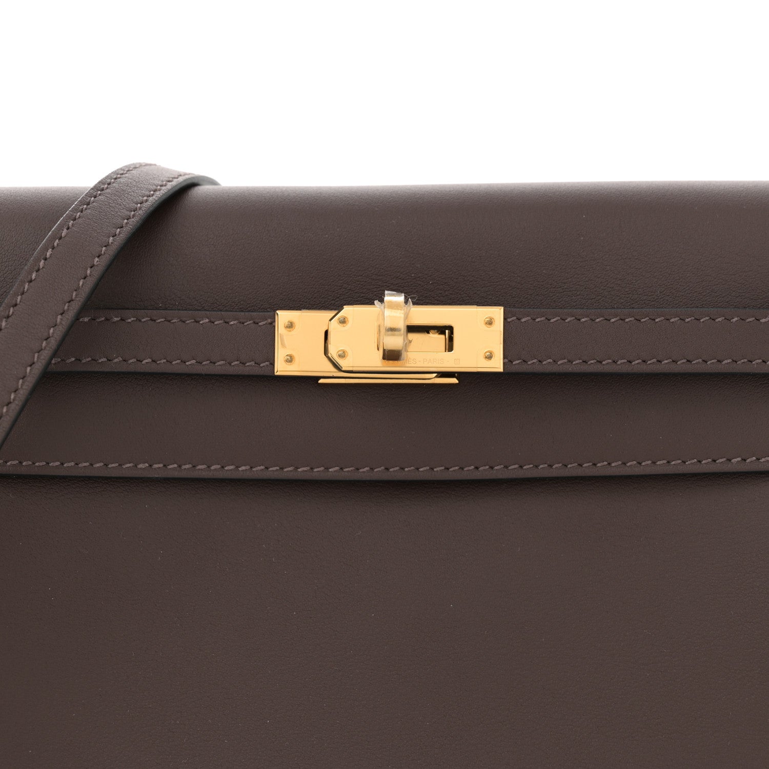 Hermes Swift Kelly Danse Anate Fringed Belt Bag Moka 8 of 11