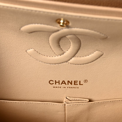 Chanel Caviar Quilted Medium Double Flap Beige 6 of 11