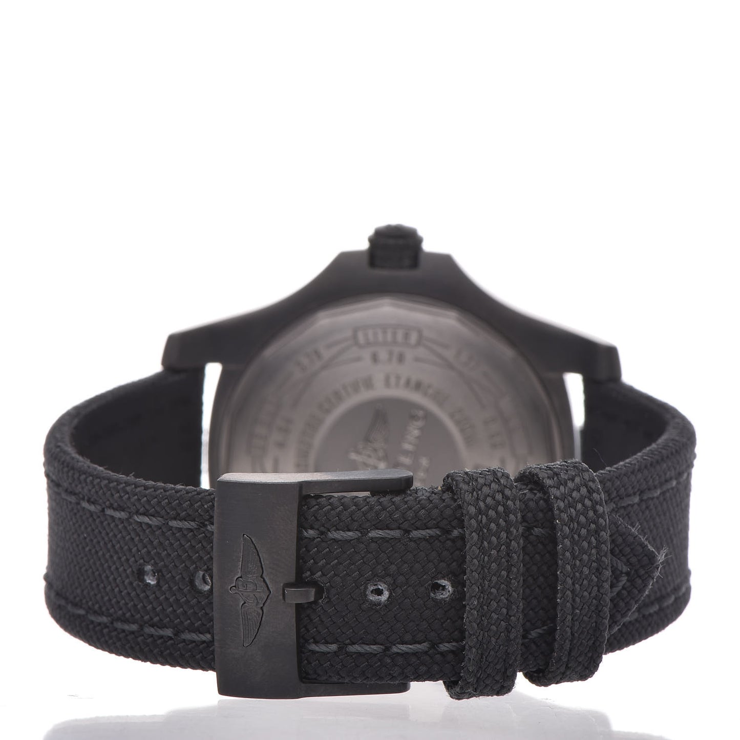 Titanium Nylon 45mm Avenger GMT Night Mission Automatic Watch Black V1731110