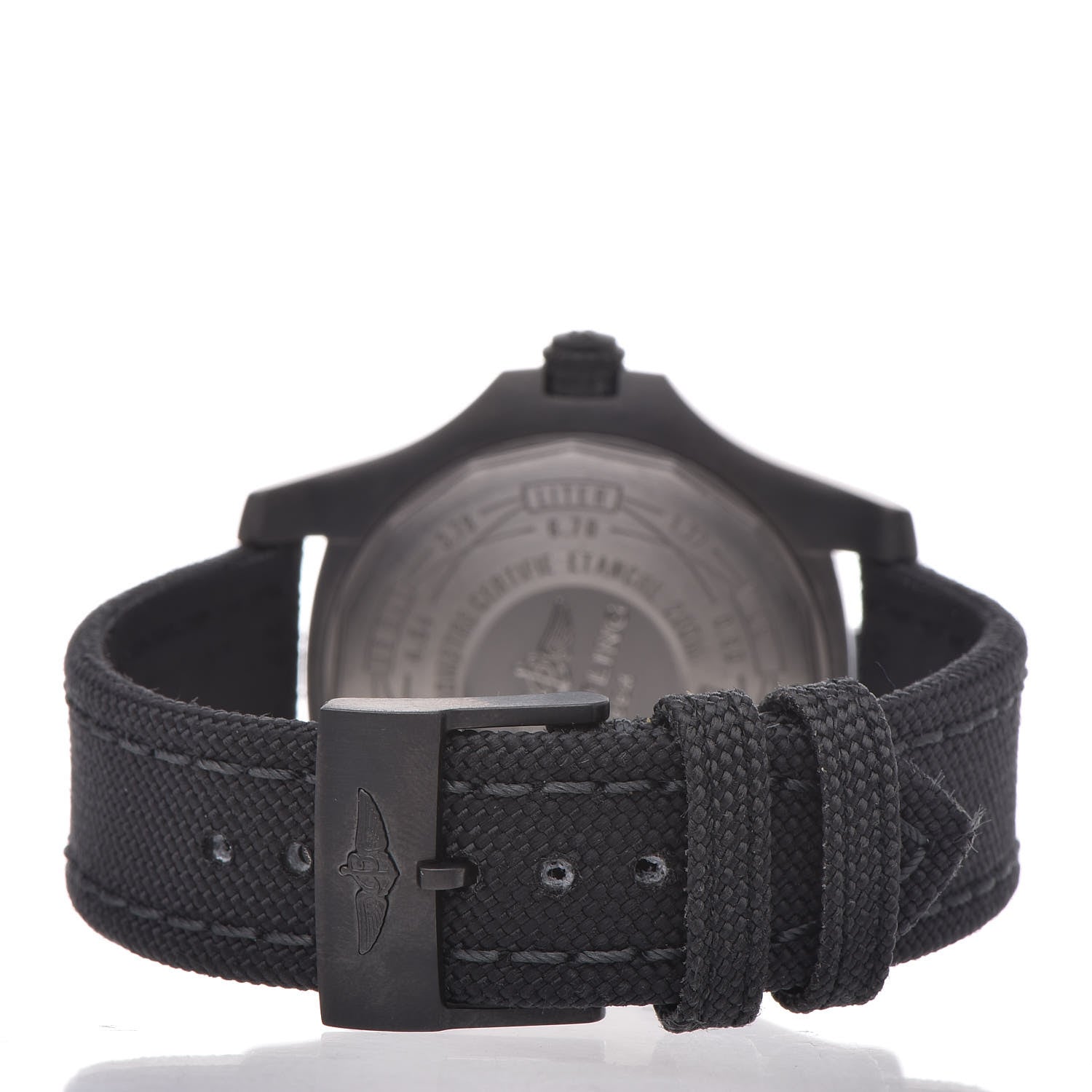 Breitling Titanium Nylon 45mm Avenger GMT Night Mission Automatic Watch Black V1731110 4 of 8