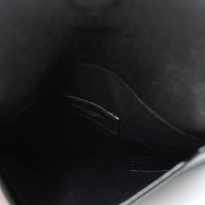 Saint Laurent Grain De Poudre Uptown Baby Pouch Black 5 of 6