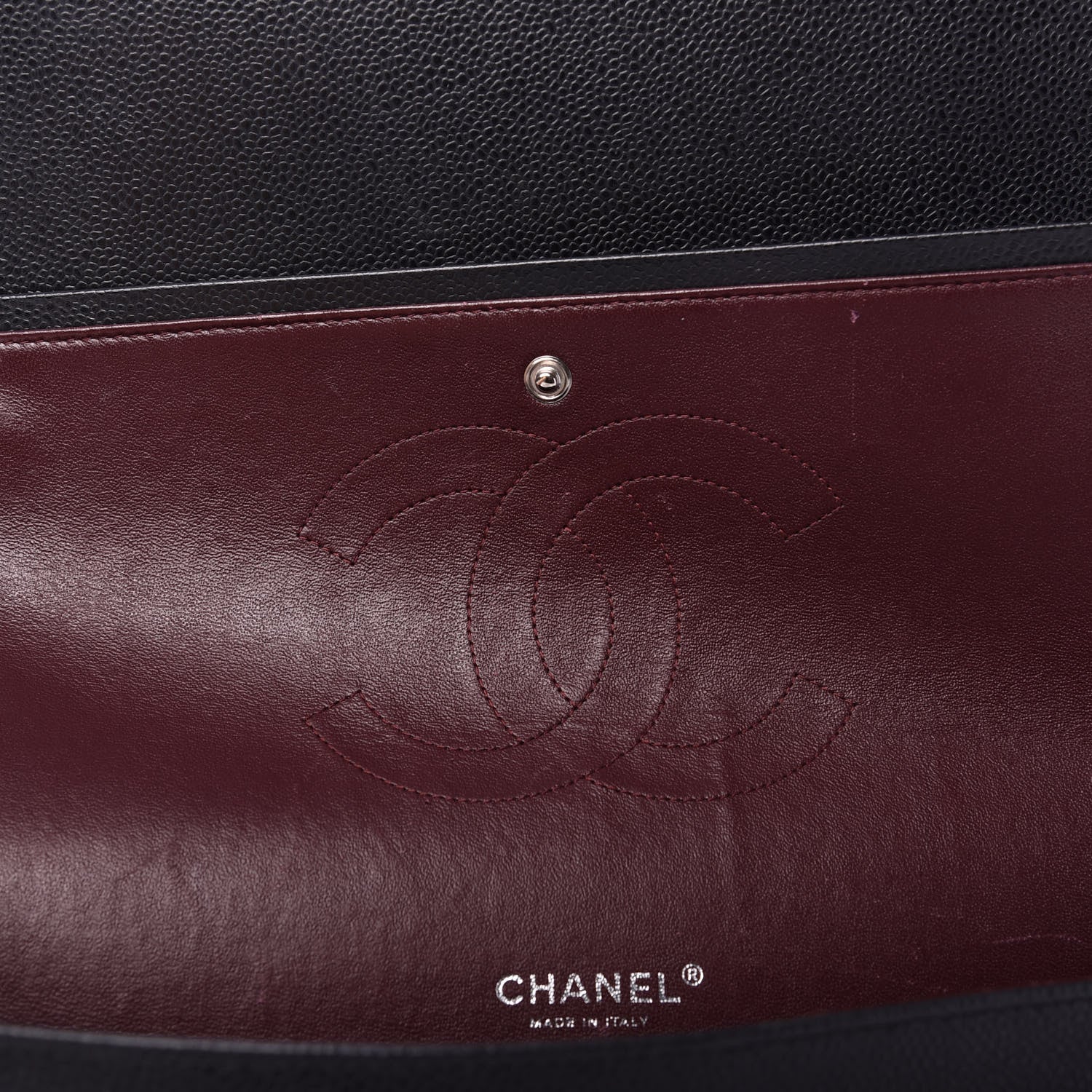 Chanel Caviar Quilted Maxi Double Flap Black 15 of 22