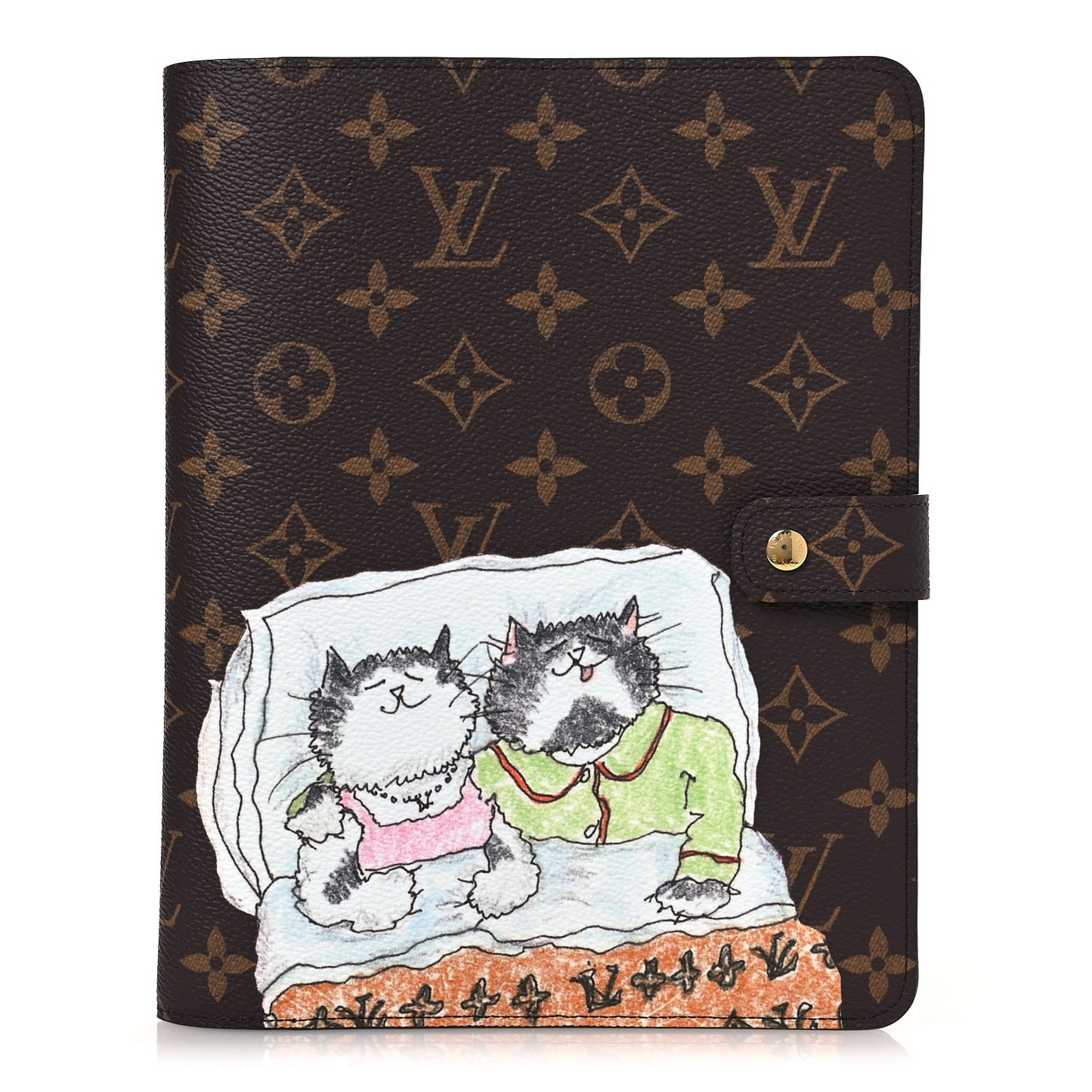 Monogram Grace Coddington Desk Agenda Cover MM
