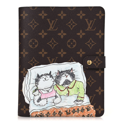 Louis Vuitton Monogram Grace Coddington Desk Agenda Cover MM 1 of 6