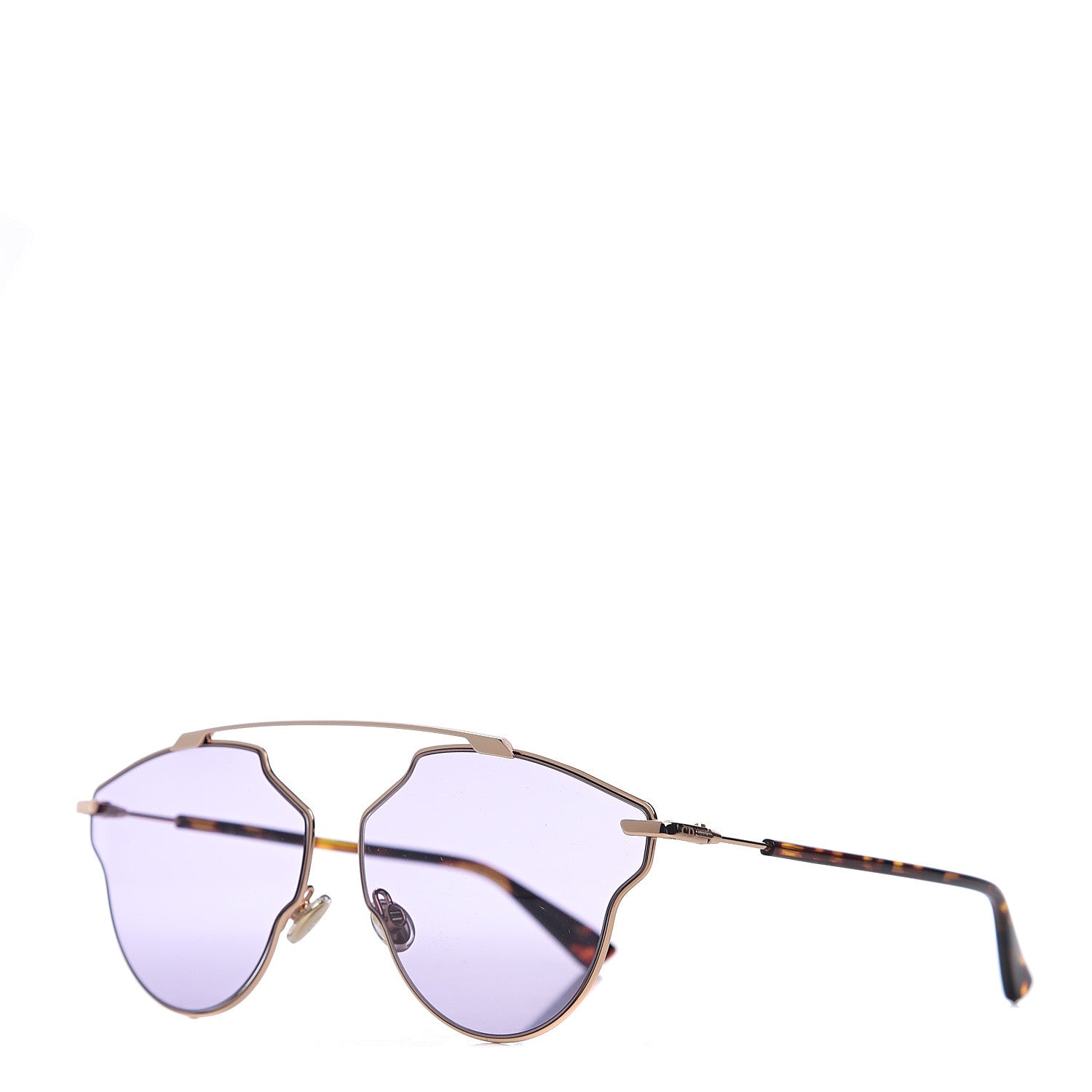 Christian Dior So Real Pop Sunglasses Rose Gold Purple 1 of 9