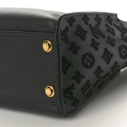 Louis Vuitton Calfskin Monogram Tufting On My Side Black 9 of 9