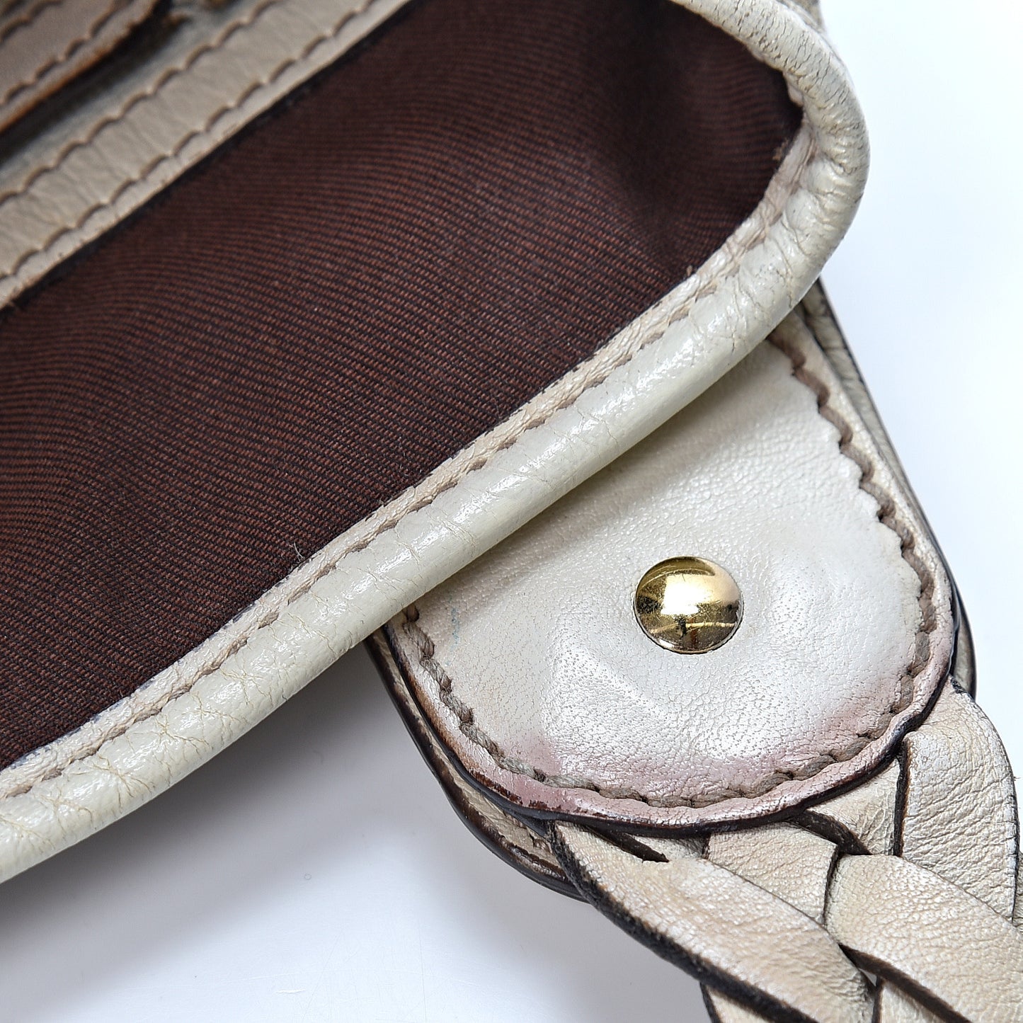 Monogram Small Pelham Shoulder Bag Off White