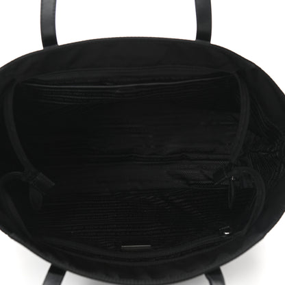Prada Tessuto Nylon Vela Saffiano Tote Black 4 of 8