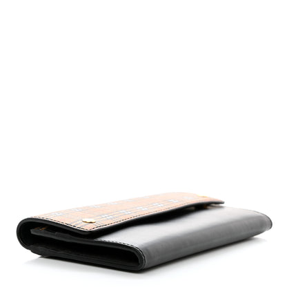 Burberry Calfskin Mini Vintage Check Harris Wallet Antique Yellow 4 of 8